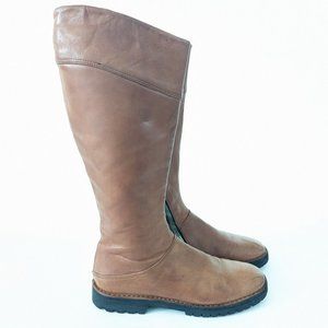 The Walking Company Tall Leather Zip Up Boots Size 37